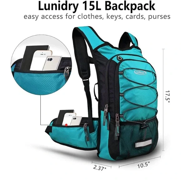 Lunidry Hydration Backpack with bladder NEW without tags - Picture 5 of 8
